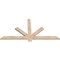 Ekena Millwork Kennewick Smooth Timber Gable Bracket, Douglas Fir, 60"W x 30"H x 1 1/2"D x 3 1/2"F, 12/12 Pitch GBW060X30X0204KEN00SDF - alternate 3